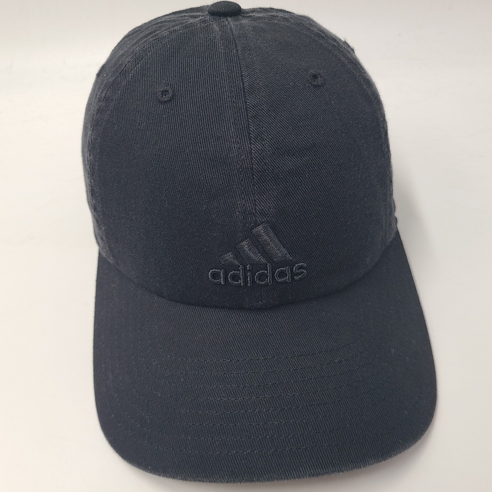Women Adidas Hat Strapback Black Aeroready Casual Golf Dad Cap Outdoors Cotton
